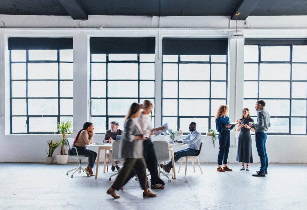 People working together